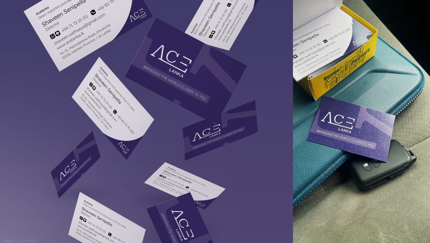 ACE lanka business cards